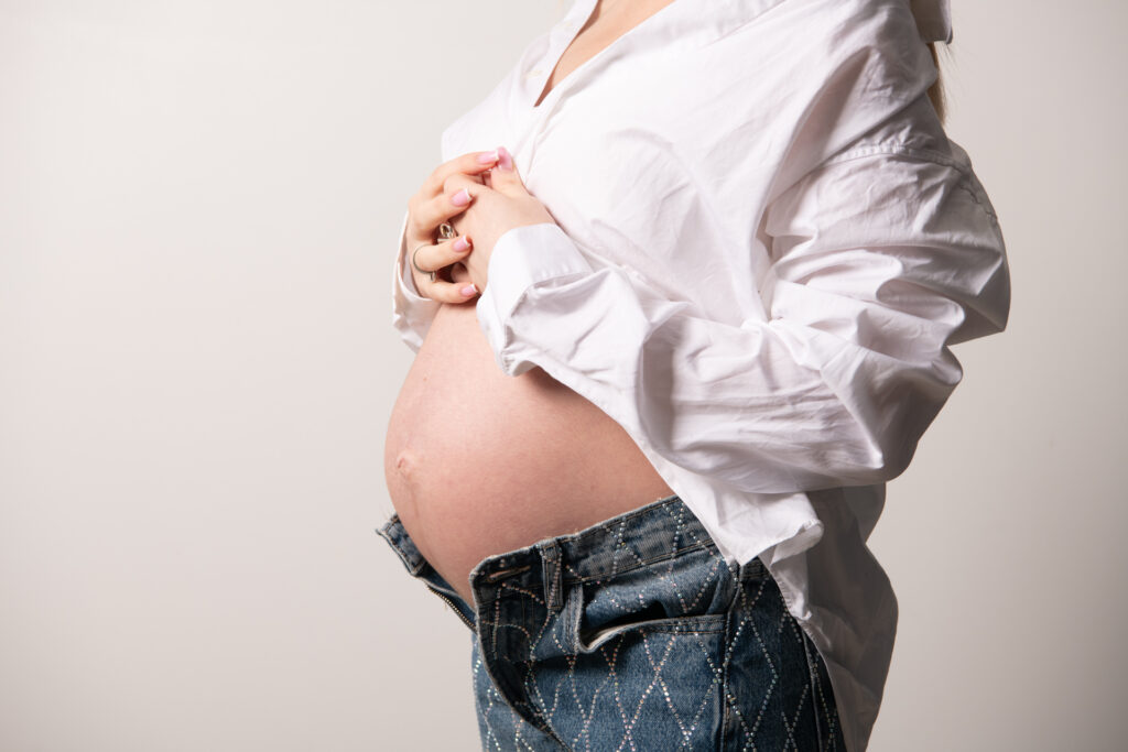 Photo d'une femme pendant sa grossesse à Metz